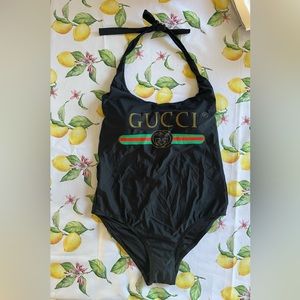 Gucci one piece bathing suit